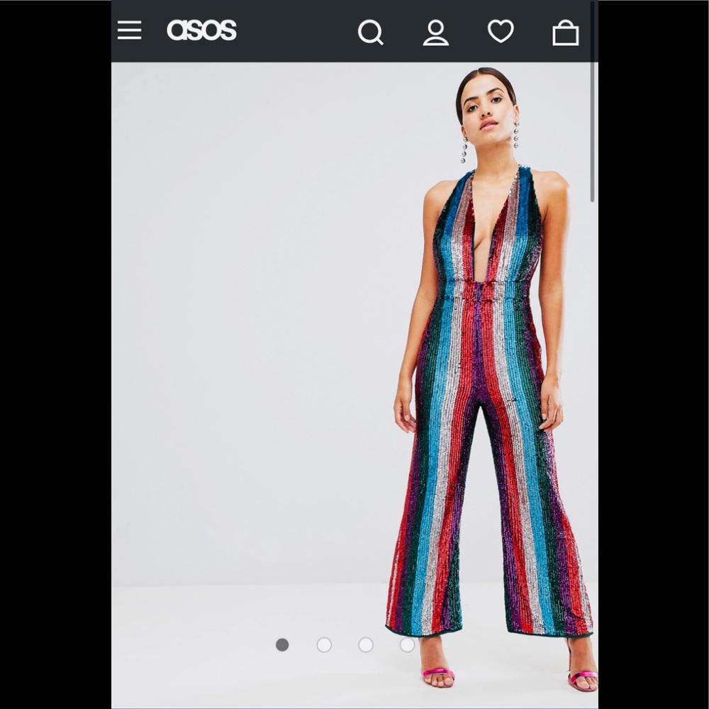 ASOS design Plunge Jumpsuit